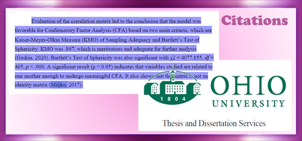 Exploratory factor analysis – KMO and Bartlett’s test.  Article: Understanding the Antecedents of Perceived Authenticity to Predict Cultural Tourists’ Behavioral